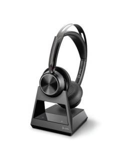 POLY Voyager Focus 2 Office Auricolare Con cavo e senza cavo A Padiglione Ufficio USB tipo A Bluetooth Base di ricarica Nero
