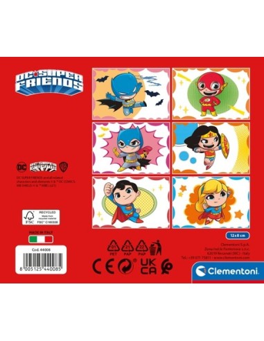 Clementoni Dc Superfriends Puzzle a blocchi 6 pz Arte