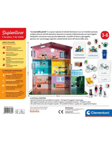 Clementoni MONTESSORI - LA CASA DELLE PAROLE