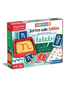 Clementoni MONTESSORI - SCRIVO SULLA SABBIA