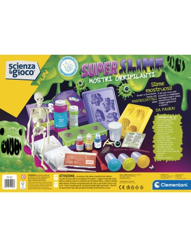 Clementoni Scienza e Gioco Fun - Super Slime Mostri orripilanti