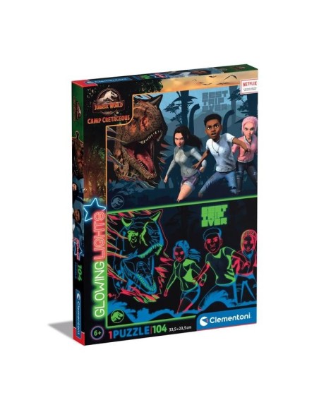 Clementoni JURASSIC WORLD Puzzle di contorno 104 pz Arte