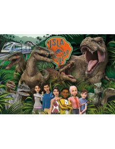 Clementoni Jurassic World Camp Cretaceous Puzzle di contorno 180 pz Arte 2