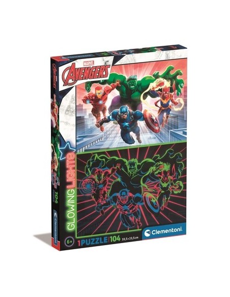 Clementoni Marvel Avengers Puzzle di contorno 104 pz Arte