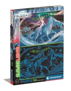 Clementoni Disney Frozen 2 Puzzle di contorno 104 pz Arte