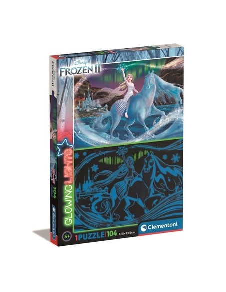 Clementoni Disney Frozen 2 Puzzle di contorno 104 pz Arte