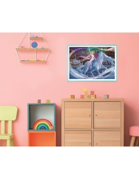 Clementoni Disney Frozen 2 Puzzle di contorno 104 pz Arte