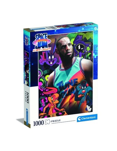 Clementoni Space Jam 2 Puzzle di contorno 1000 pz Arte