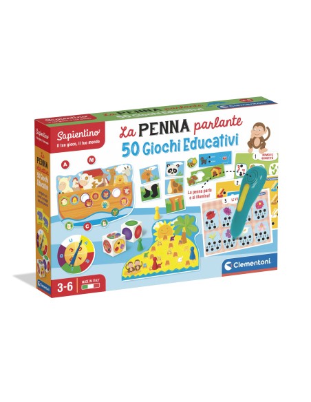 Clementoni Sapientino - Penna Interattiva 50 Giochi