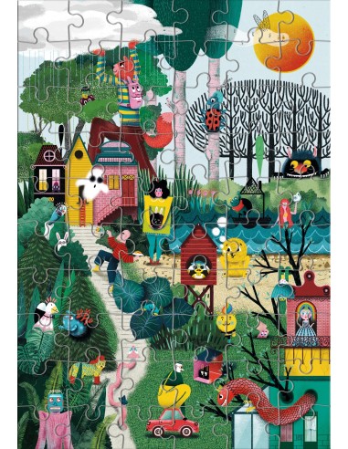 Clementoni Find it puzzle - Come into my garden 60 pz Arte