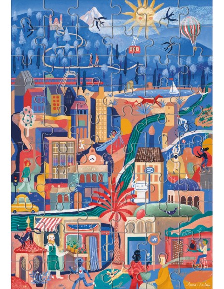 Clementoni Find it puzzle  Winter Puzzle di contorno 60 pz Mondo