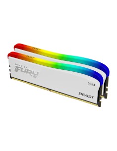 Kingston Technology FURY 32GB 3200MT s DDR4 CL16 DIMM (Kit of 2) Beast bianco RGB SE