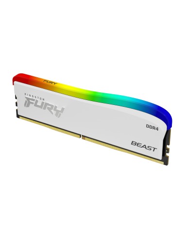Kingston Technology FURY 32GB 3200MT s DDR4 CL16 DIMM (Kit of 2) Beast bianco RGB SE