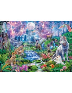 Clementoni Moonlit Wild Puzzle 3000 pz Flora e fauna
