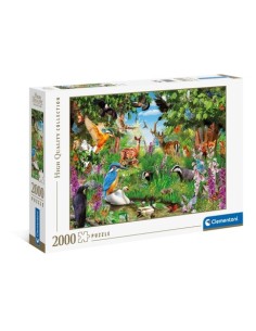 Clementoni Fantastic Forest Puzzle 2000 pz Flora e fauna