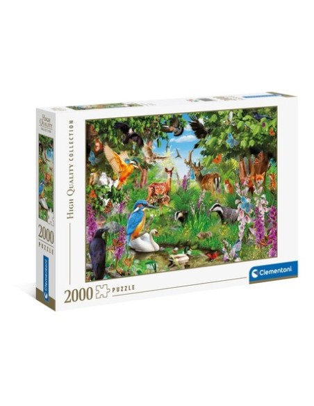 Clementoni Fantastic Forest Puzzle 2000 pz Flora e fauna