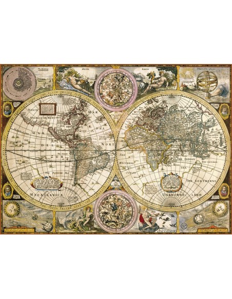 Clementoni Old Map Puzzle 3000 pz Mappe