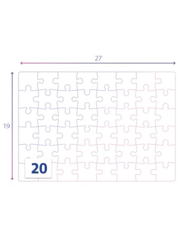 Clementoni Paw Patrol - 2x20 pezzi - Supercolor Puzzle