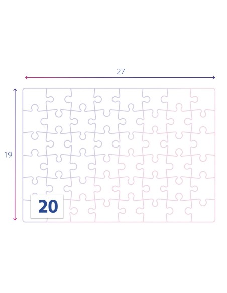 Clementoni Paw Patrol - 2x20 pezzi - Supercolor Puzzle