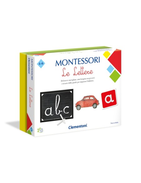 Clementoni Montessori - Le Lettere Carta da gioco Apprendimento