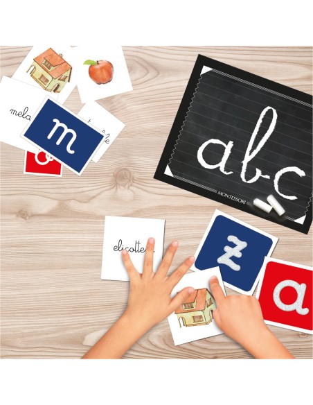 Clementoni Montessori - Le Lettere Carta da gioco Apprendimento