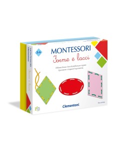 Clementoni Montessori - Forme e lacci