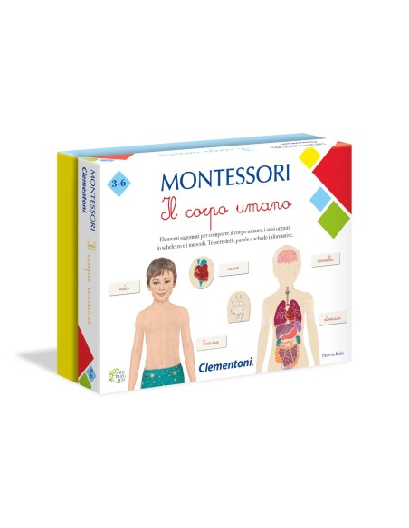 Clementoni Montessori Il corpo umano