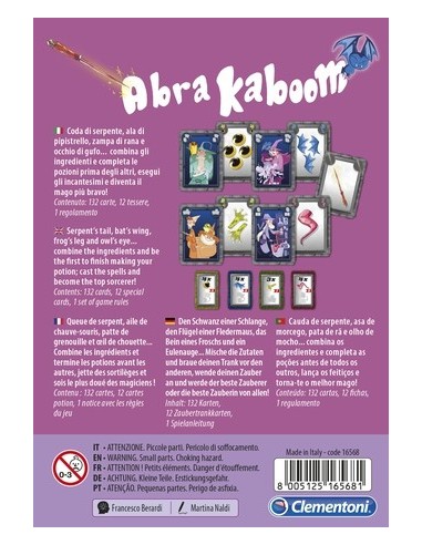 Clementoni ABRAKABOOM Carta da gioco Da collezione