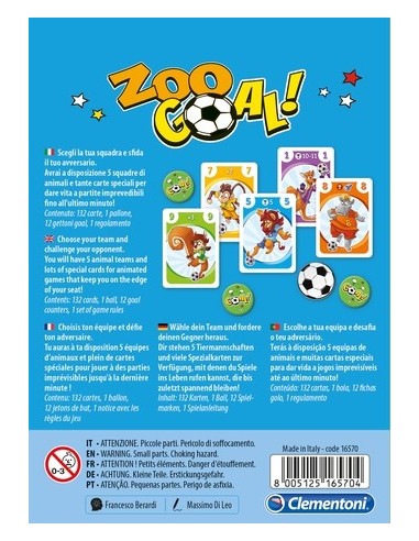 Clementoni 16570 Carta da gioco Accumulo