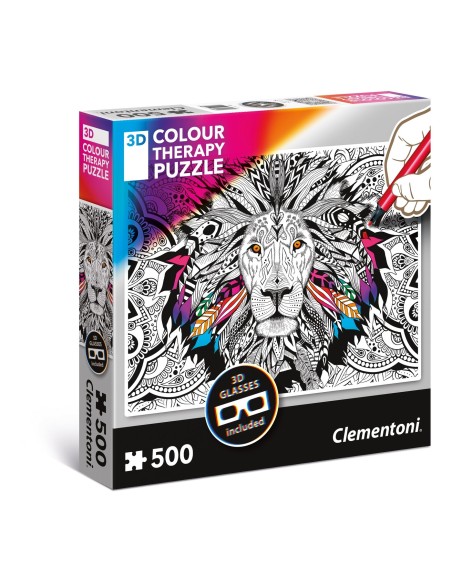 Clementoni 35051 puzzle Puzzle 3D 500 pz Fauna