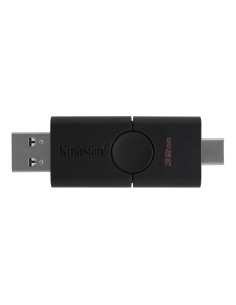 Kingston Technology DataTraveler Duo unità flash USB 32 GB USB Type-A   USB Type-C 3.2 Gen 1 (3.1 Gen 1) Nero