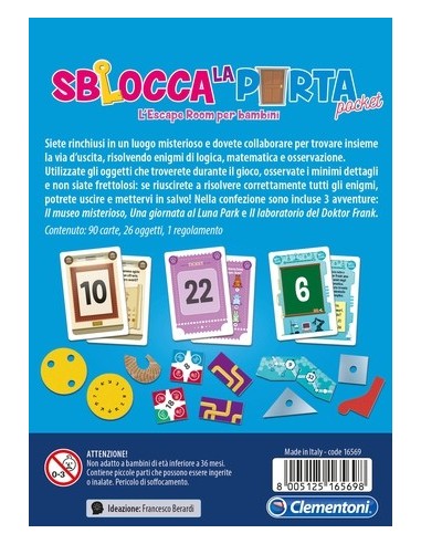 Clementoni 16569 Gioco da tavolo Educativo