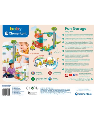 Clementoni Fun Garage Baby Track set di gioco