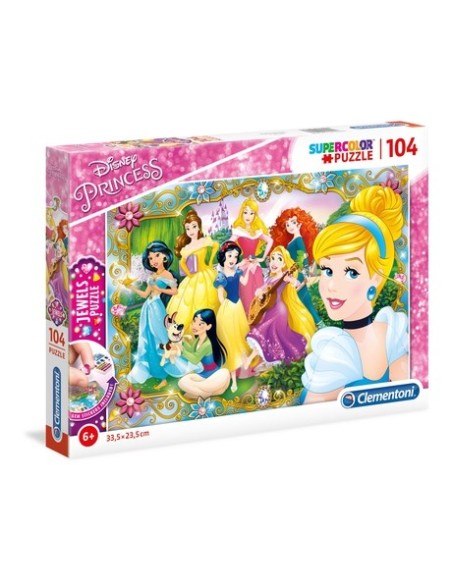 Clementoni Disney Princess Puzzle 104 pz Cartoni