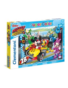 Clementoni Disney Mickey and The Roadster Racers Puzzle 104 pz Cartoni