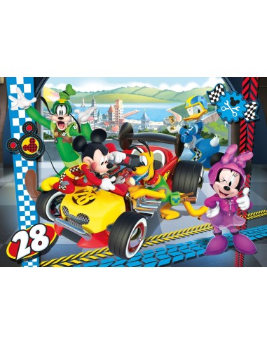 Clementoni Disney Mickey and The Roadster Racers Puzzle 104 pz Cartoni