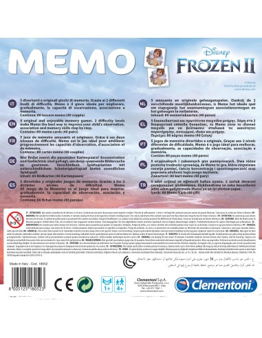 Clementoni Memo Disney Frozen 2