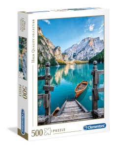 Clementoni Braies Lake Puzzle 500 pz Acqua