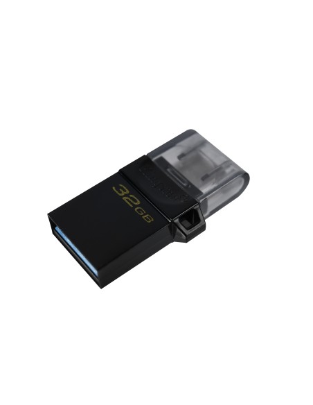 Kingston Technology DataTraveler microDuo3 G2 unità flash USB 32 GB USB Type-A   Micro-USB 3.2 Gen 1 (3.1 Gen 1) Nero