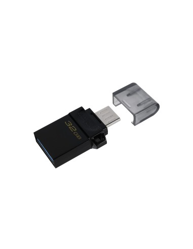 Kingston Technology DataTraveler microDuo3 G2 unità flash USB 32 GB USB Type-A   Micro-USB 3.2 Gen 1 (3.1 Gen 1) Nero
