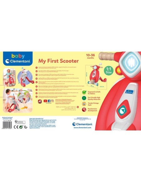 Baby 17403 scooter Bambini Monopattino a quattro ruote Multicolore Baby 17403 scooter Bambini Monopattino a quattro ruote Multicolore