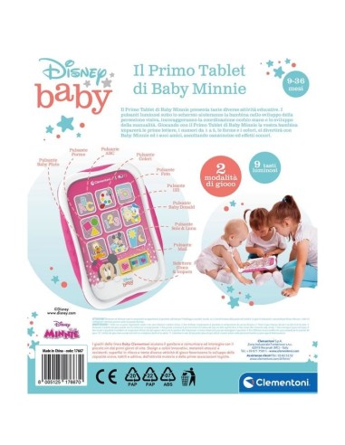 Clementoni IL PRIMO TABLET DI BABY MINNIE