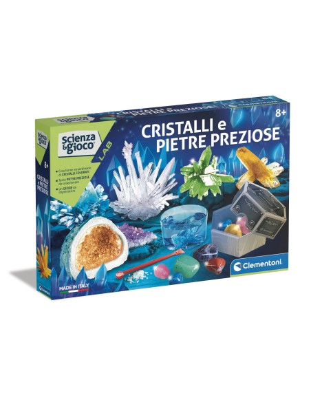 Clementoni Science & Jeu laboratoire - Scienza & Gioco Lab - Cristalli E Pietre Preziose