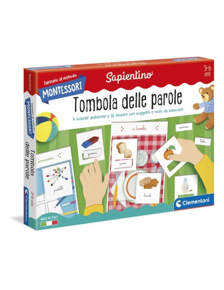 Clementoni Montessori - Tombola delle parole