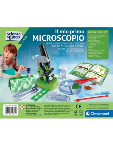 Clementoni Science & Play Il Mio Primo Microscopio