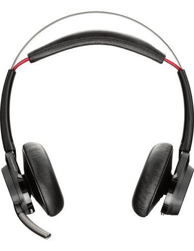 POLY Voyager Focus UC B825 Auricolare Wireless A Padiglione Ufficio Bluetooth Base di ricarica Nero