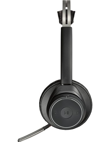 POLY Voyager Focus UC B825 Auricolare Wireless A Padiglione Ufficio Bluetooth Nero