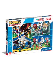 Clementoni Supercolor Sonic the hengehog Puzzle 144 pz Cartoni