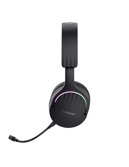 Trust GXT 491 Fayzo Auricolare Con cavo e senza cavo A Padiglione Giocare USB tipo-C Bluetooth Nero