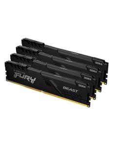 Kingston Technology FURY 32GB 3200MT s DDR4 CL16 DIMM (Kit da 4) Beast Black
